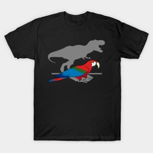 T-rex Green Winged Macaw T-Shirt